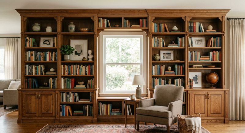 Built In Bookshelves Installation in Charlotte, NC