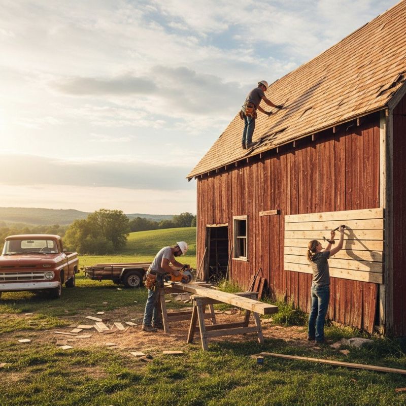 Barn Siding Repair in Alpharetta, GA