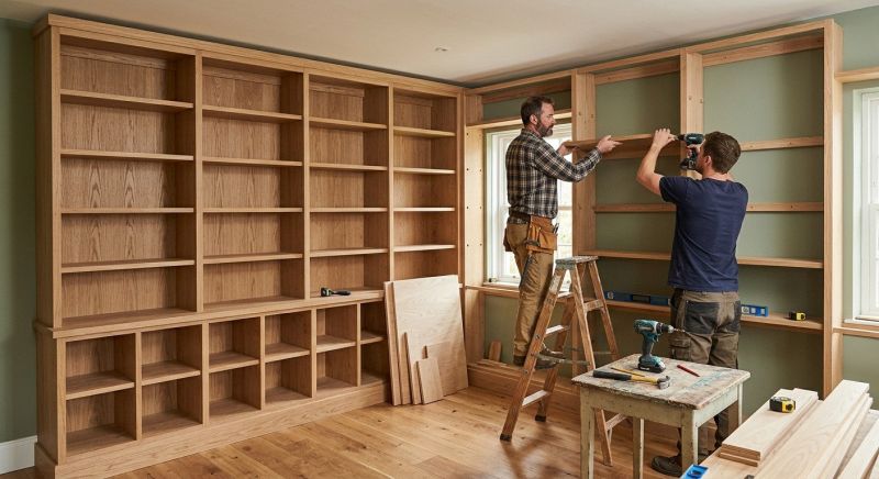 Bookshelves Installation in Woodbridge, VA