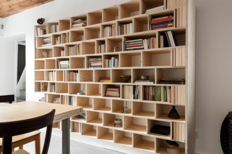 Built In Bookcase Installation in Winston Salem, NC