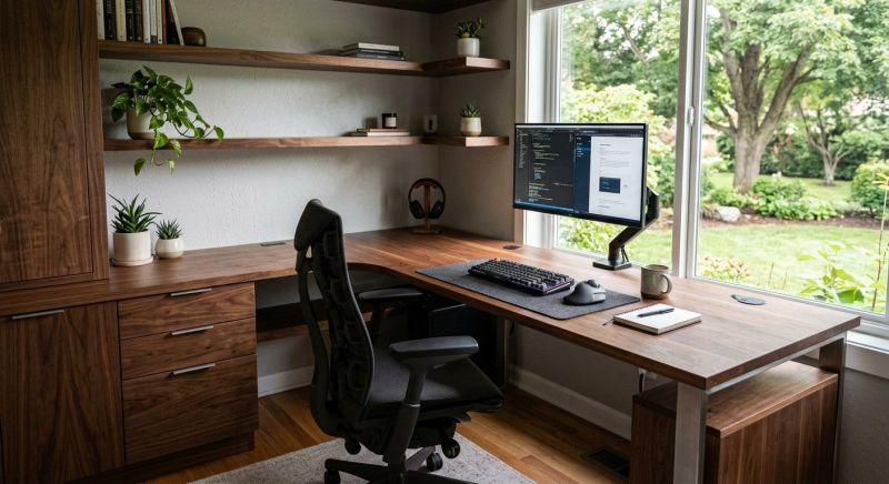 Custom Desk Installation in Raleigh, NC