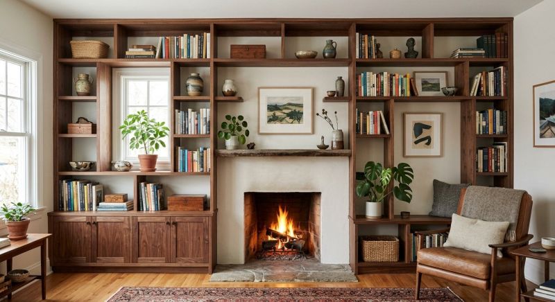 Fireplace Cabinet Installation in Raleigh, NC