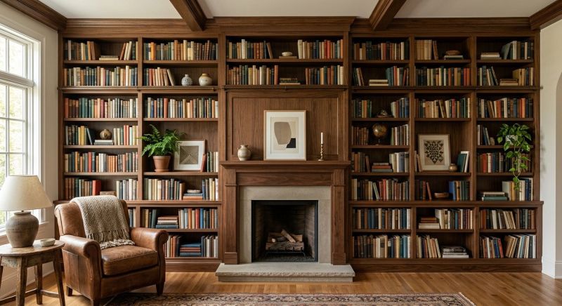 Fireplace Shelves Installation in Durham, NC