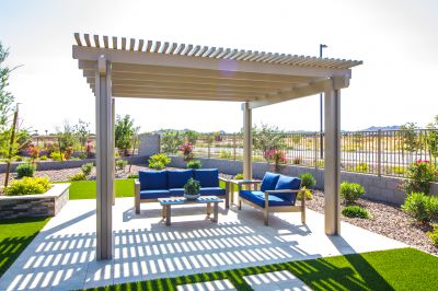Wood Pergola Installation in Conroe, TX