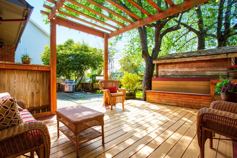 Wood Pergola Installation in Kansas City, KS