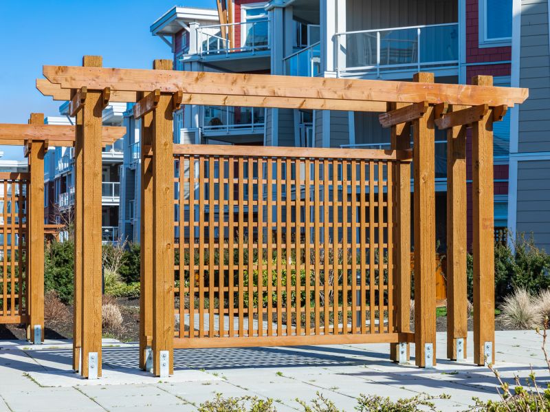 Wood Trellis Installation in Conroe, TX