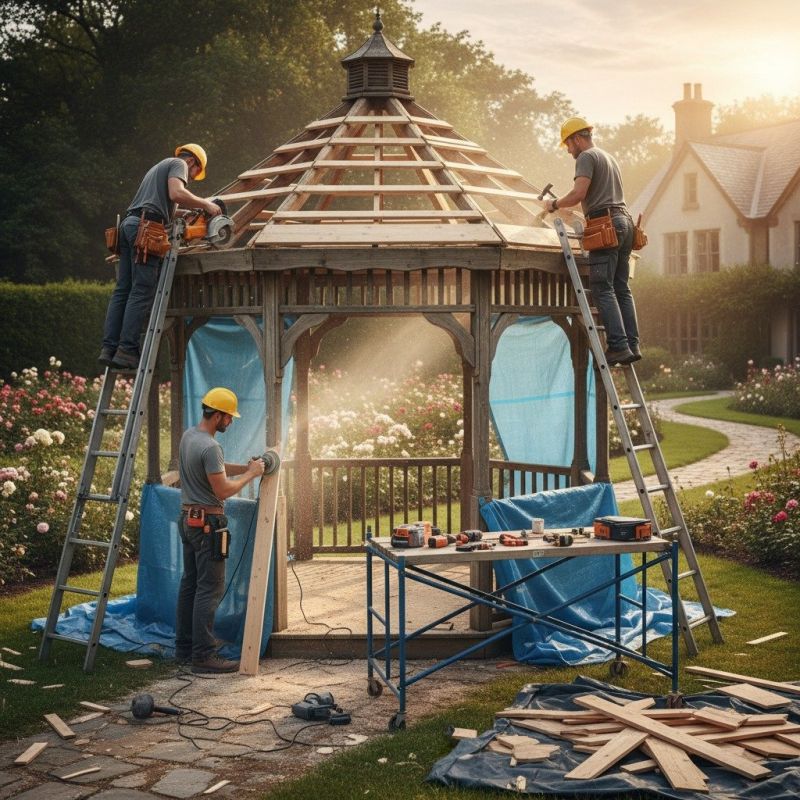 Wooden Carport Repair in Alpharetta, GA